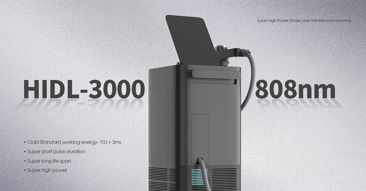 3000W 808nm Diodenlaser-Haarentfernungsgerät 