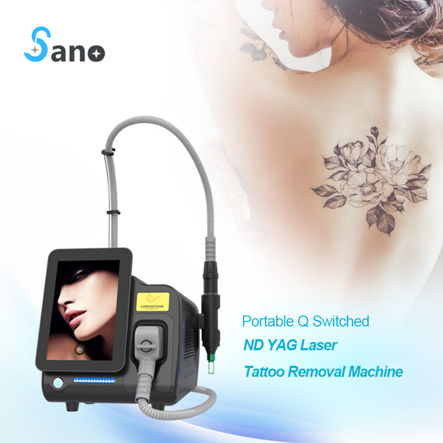 Pikosekunden 1064 532 nm Pico Q Switched Nd Yag Laser Tattooentfernungsmaschine