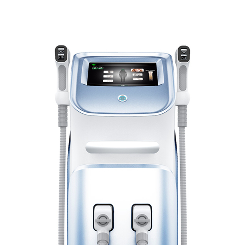 808-nm-Diodenlaser-Haarentfernungsmaschine mit Doppelgriff